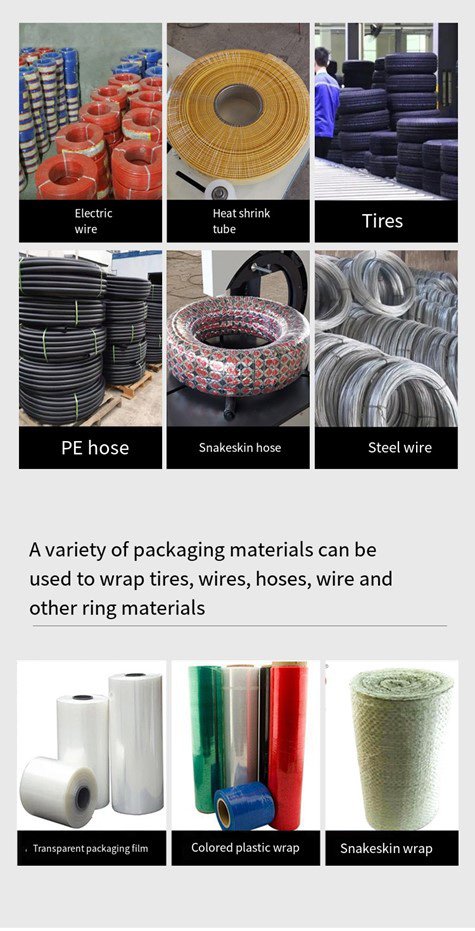 macchina per imballaggio con film di avvolgimento, pressa per pellicola di avvolgimento automatica, avvolgitrice automatica