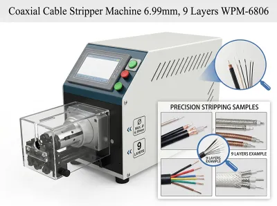 Macchina Spelacavi Coassiale Automatica Multistrato WPM-6806 Thumb