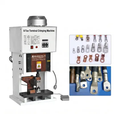 Crimpatrice Terminali Silenziosa 8KN, 220V, 200kg WPM-8000S