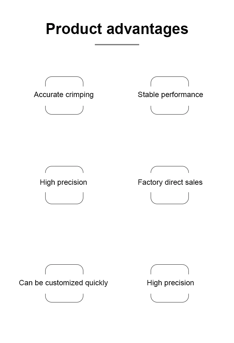 Stampo di crimpatura personalizzato, matrice per crimpatrice a filo, stampo a sei lati, cambio per la macchina terminale 