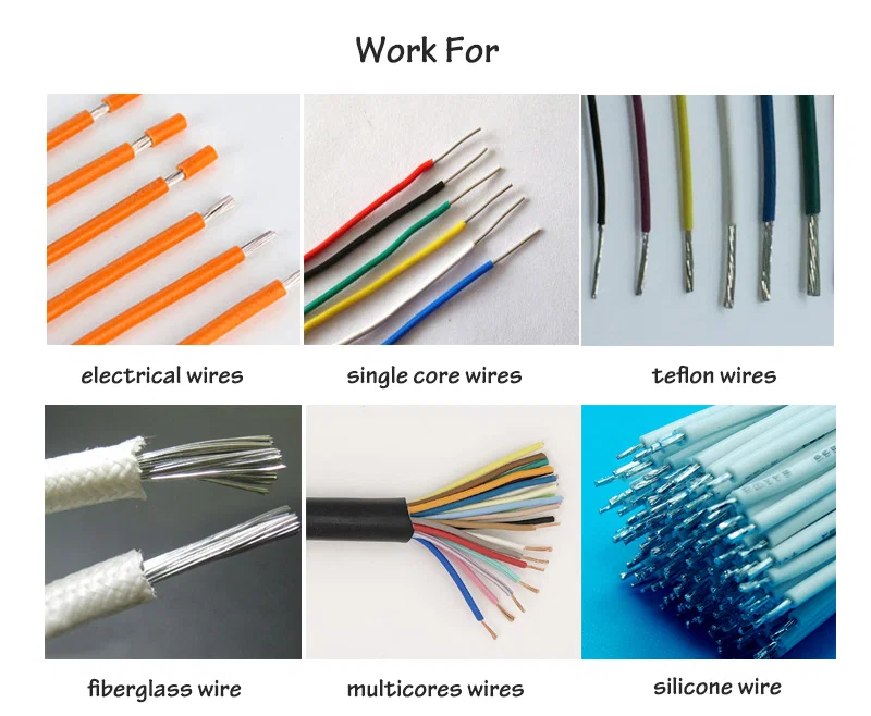 Espositiva a campione della macchina spelafili pneumatica, del dispositivo di spelatura del cavo del cavo multipolare, della spelafili manuale del cavo del cavo multipolare