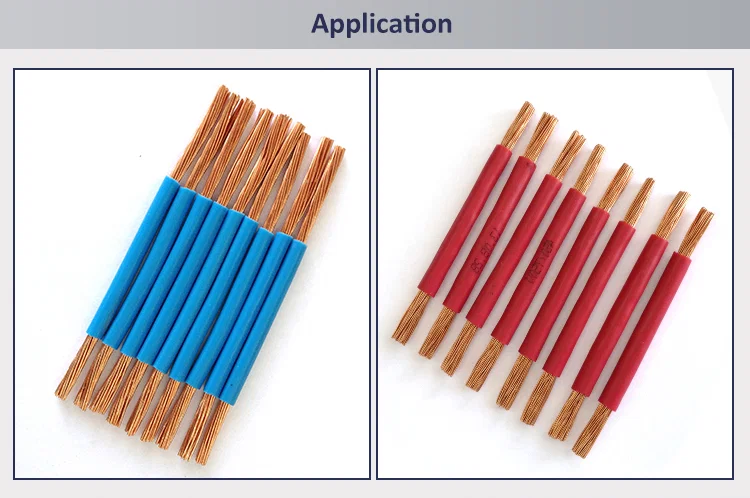 esempio di esposizione di macchina spelacavi, macchina da taglio a filo, macchina spelafili automatica 