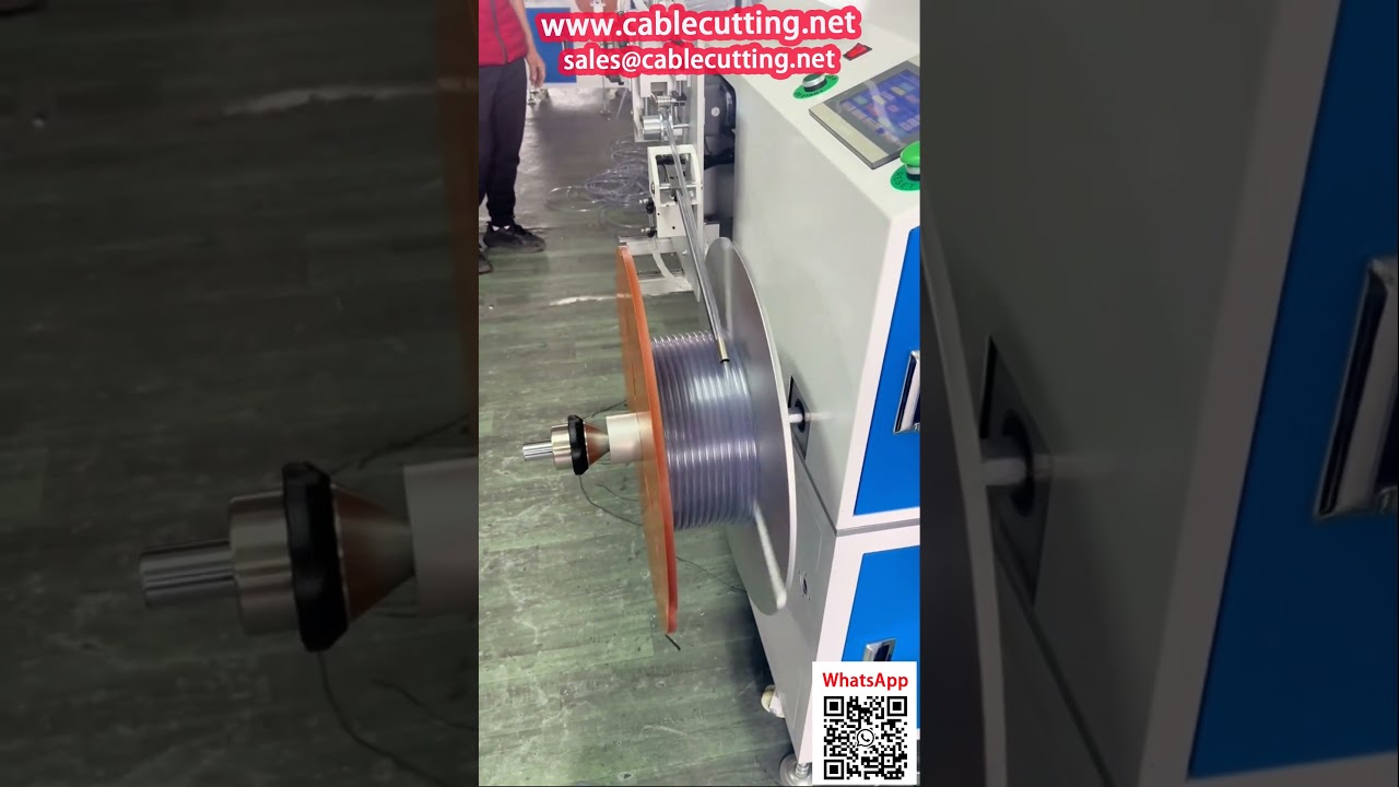 Avvolgitrice Automatica Contapezzi per Tubi Flessibili in PVC – Allineamento Preciso