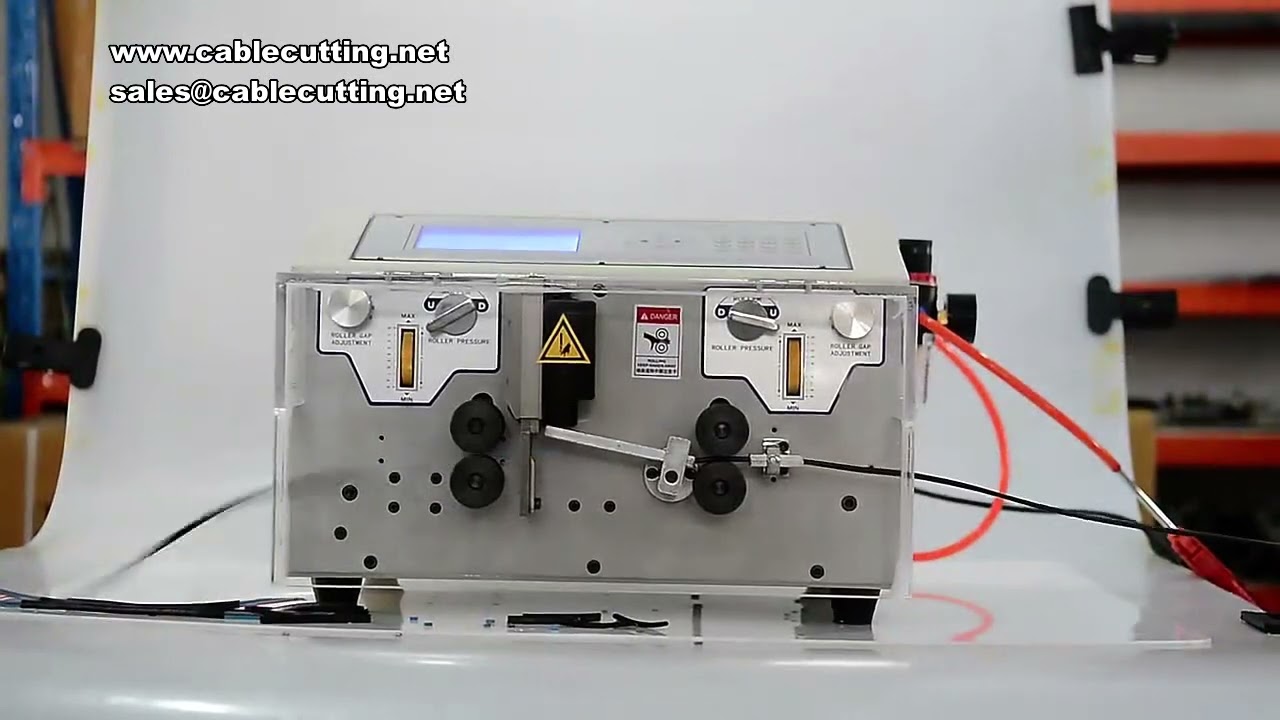 Macchina spellafili automatica 300W - Doppia spellatura e taglio per cavi 0.1-4.5mm² (AWG 10-28)