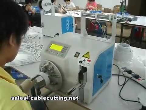 Macchina fascettatrice automatica per cavi: legatura cavi alimentazione, HDMI e fascette in nylon