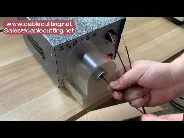 Magnet Enamel Wire Stripping Machine for Transformer Coil Winding