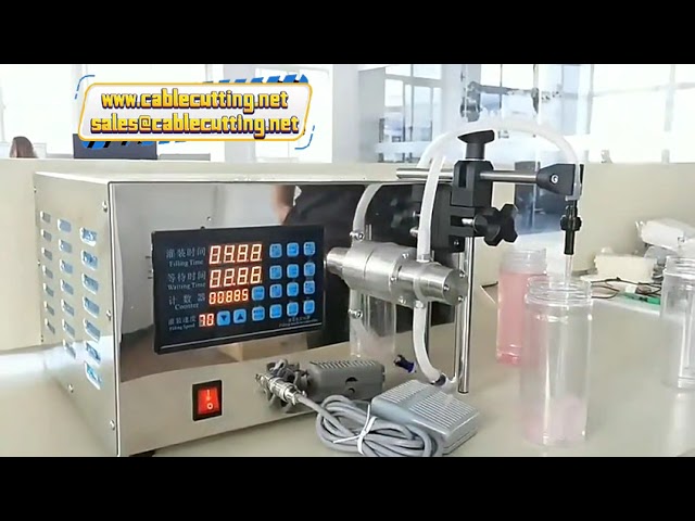 Macchina riempitrice a pompa magnetica per detersivo liquido, sapone e lozione - testa singola, doppia o quadrupla