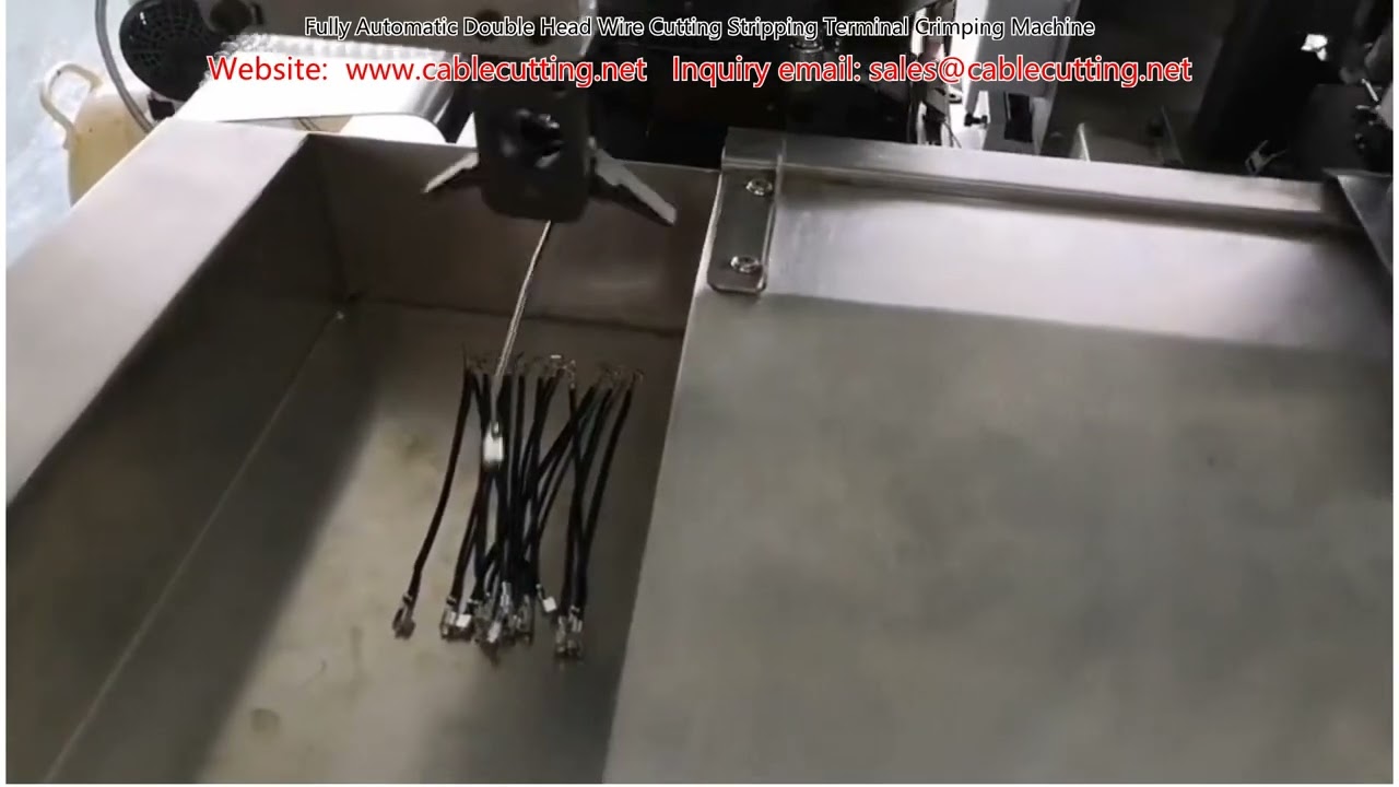 Fully Automatic Double-Head Wire Cutting, Stripping, and Terminal Crimping Machine