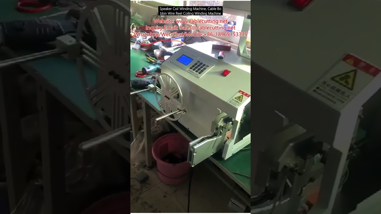 Macchina Avvolgitrice per Bobine Altoparlante e Rulli Cavi – Avvolgimento di Precisione