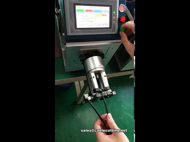 Macchina spellacavi coassiale semiautomatica - Spellacavo coassiale