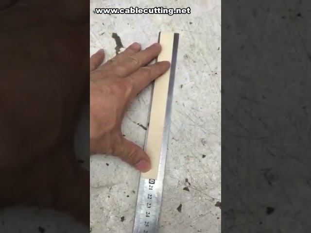 Macchina per taglio a freddo di nastri elastici, gomma e tessuto – taglierina industriale