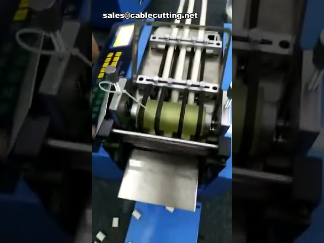 Tagliatrice automatica per tubi termoretraibili