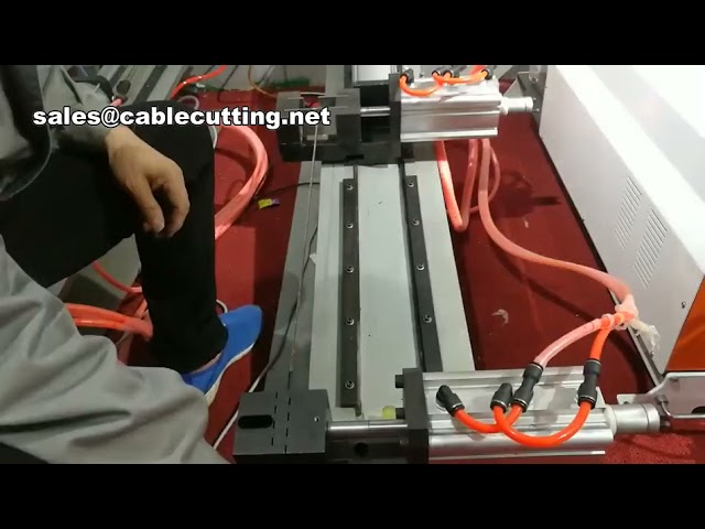 Macchina spellafili pneumatica per cavi industriali: peeling e stripping automatico
