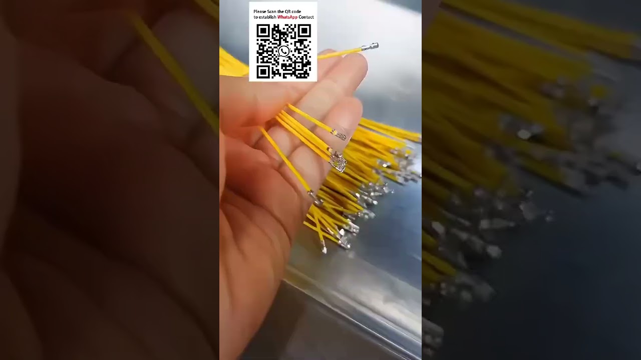 Fully Automatic Wire Processing Cut, Strip & Crimp Machine for Production Automation