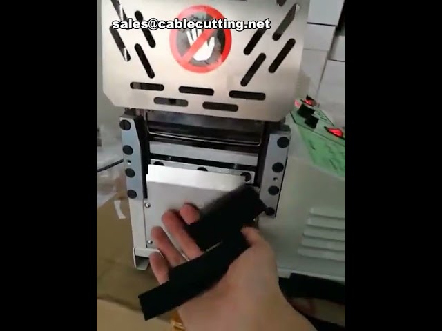 Macchina da taglio avanzata per cinghie in nylon con fibbie a strappo e passanti