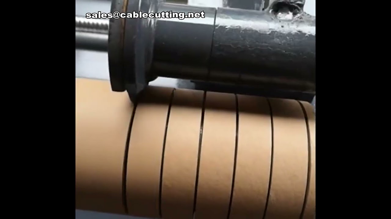Macchina Taglio Tubi di Carta e Slittatura Anime Kraft – Automazione per Cartiere