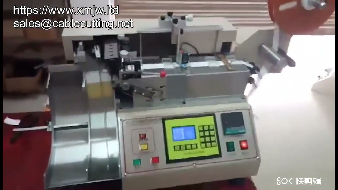 Apparel Textile Garment Automatic Label Cutting and Folding Machine