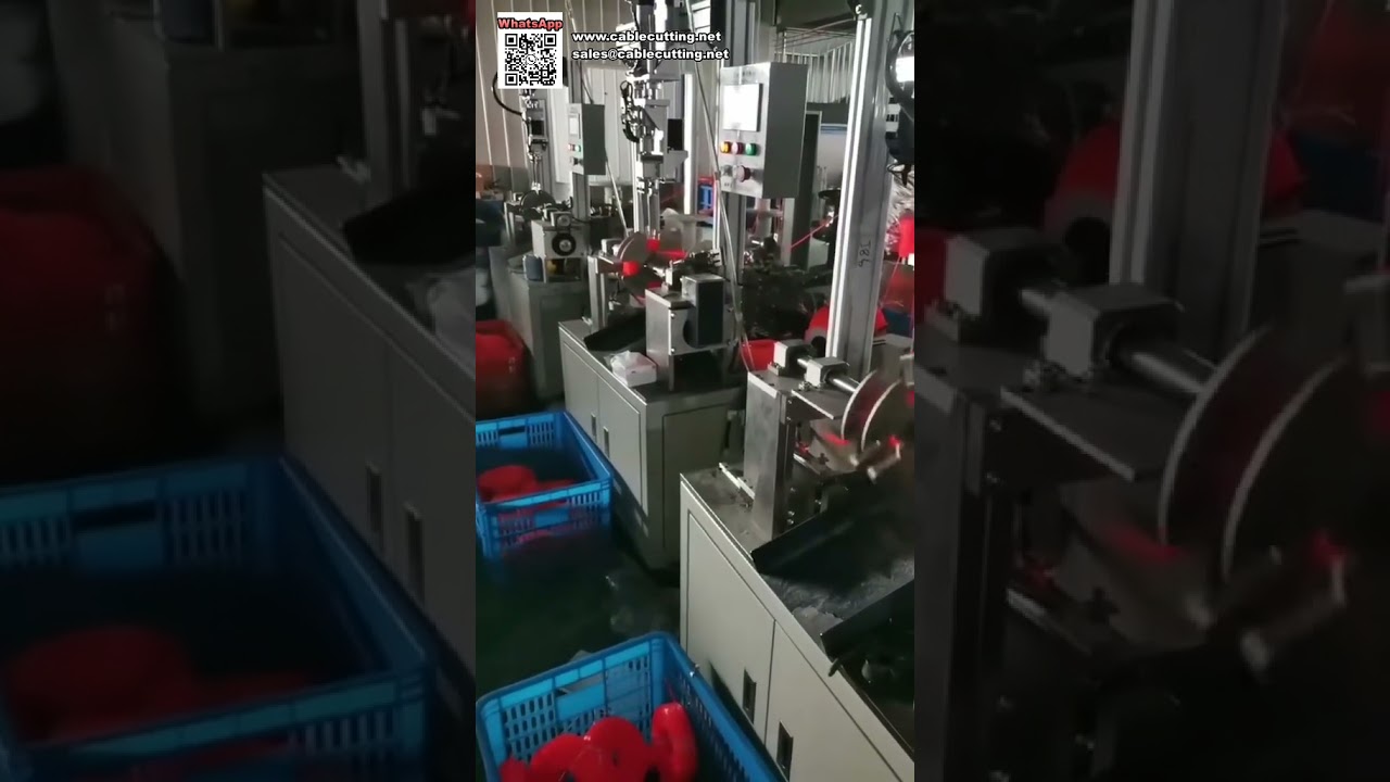 Macchina Automatica per Fascettatura e Avvolgimento di Bobine per Filo Tagliaerba