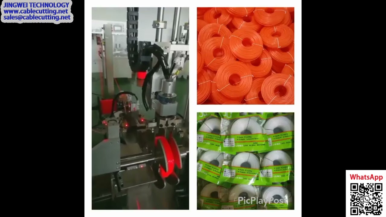 Avvolgitrice Automatica per Bobine di Filo Trimmer – Alta Efficienza e Velocità