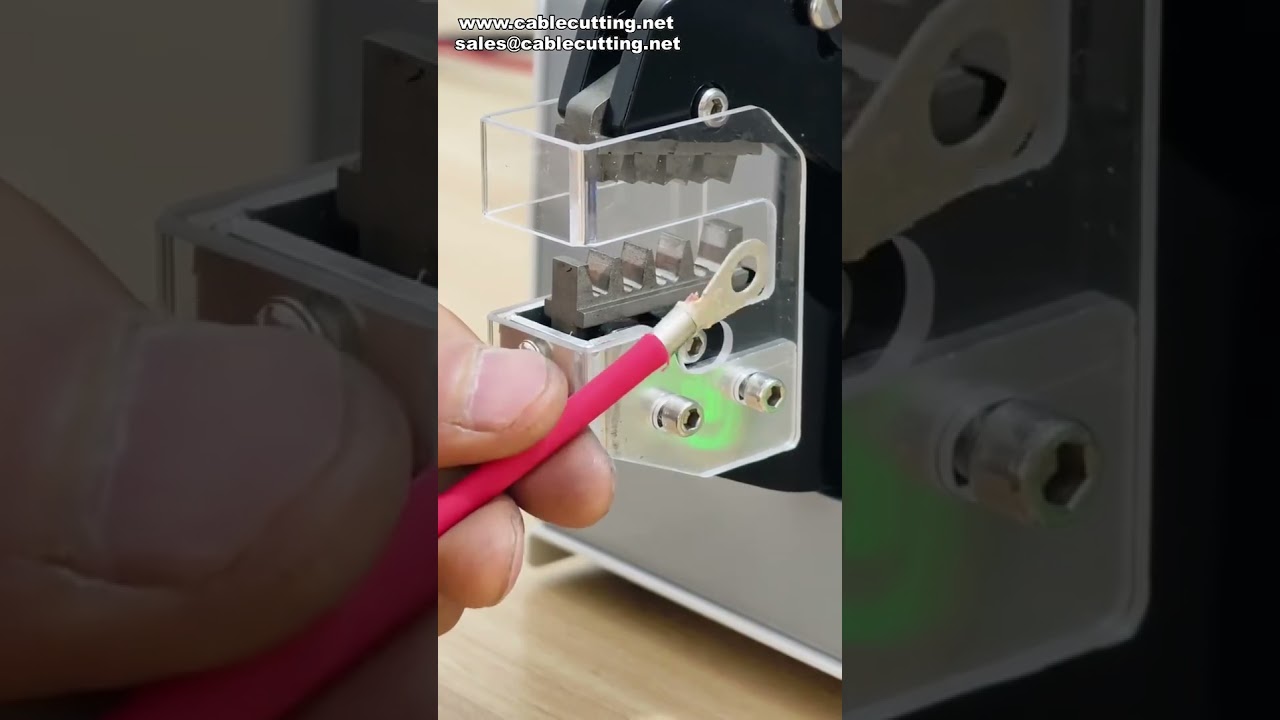 Crimpatrice Elettrica per Terminali: Potente e Versatile per la Produzione