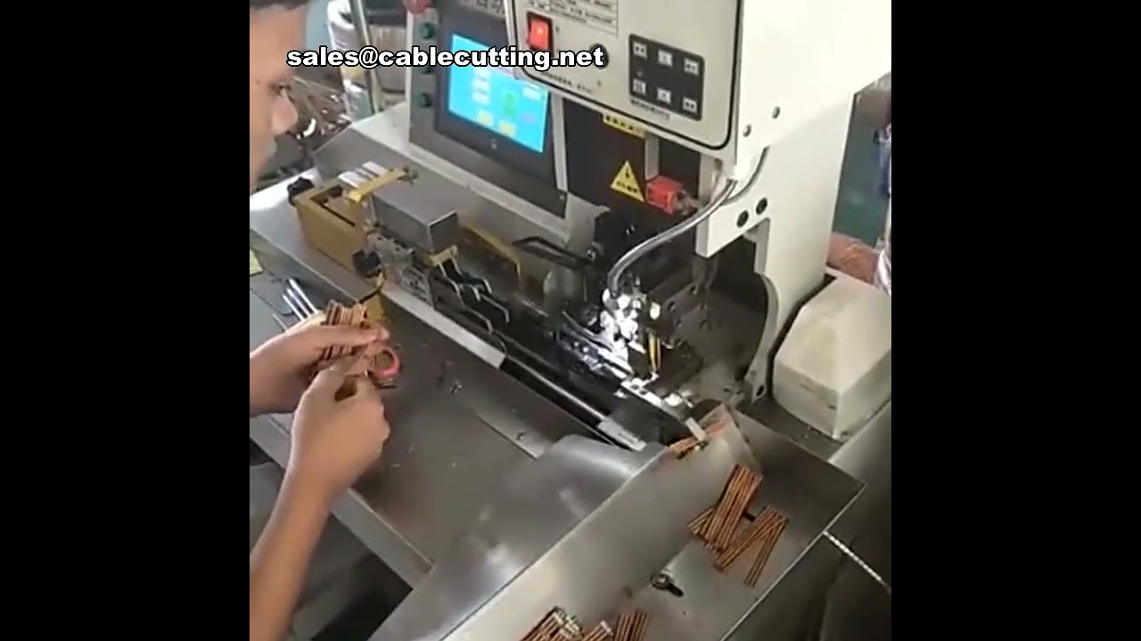 Macchina Crimpatrice Automatica per Cavi a Nastro a Linee Multiple - Crimpatura Terminali Precisa