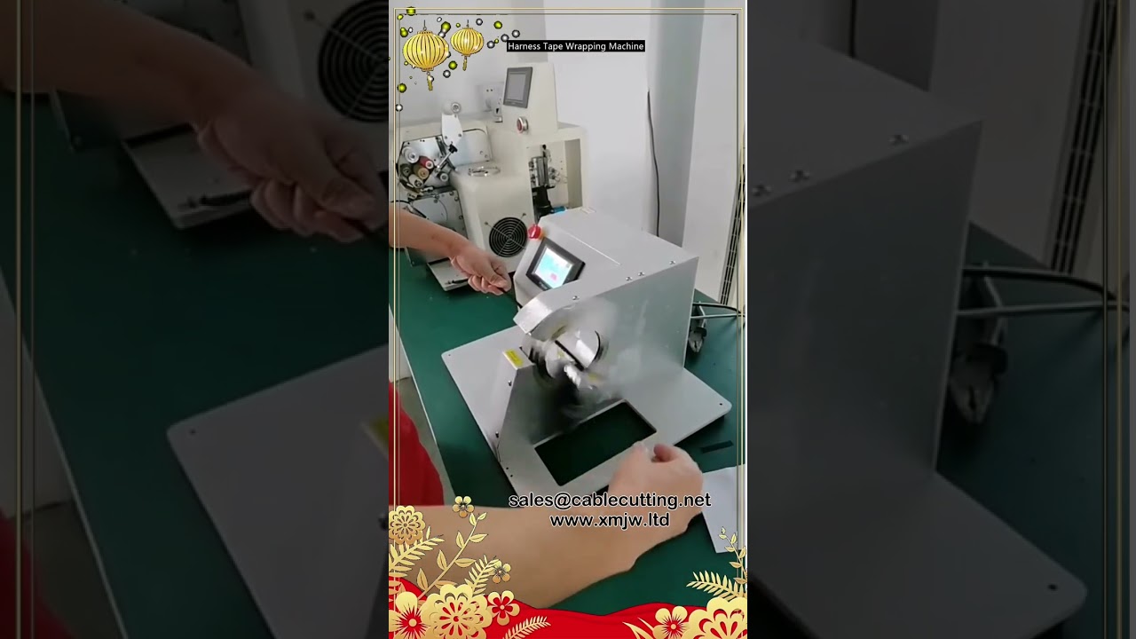 Macchina Avvolgitrice Automatica per Fasci di Cavi