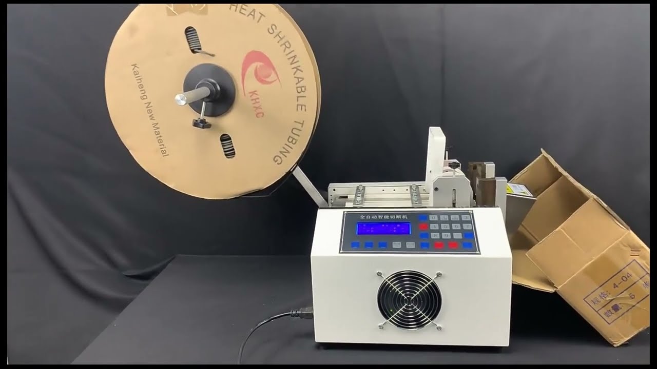 Taglierina Automatica per Tubi Termorestringenti | Macchina per Taglio e Restringimento