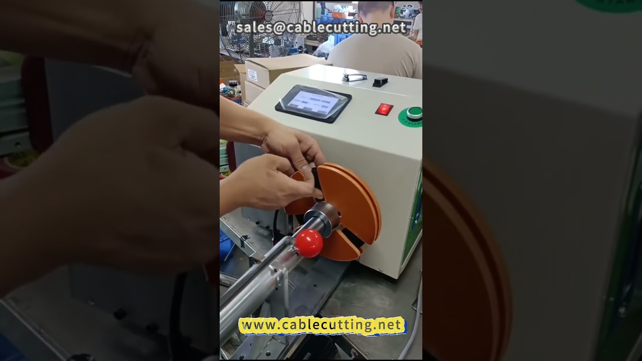 Lavorazione cavi HDMI HD | Macchina automatica per avvolgere e legare cavi