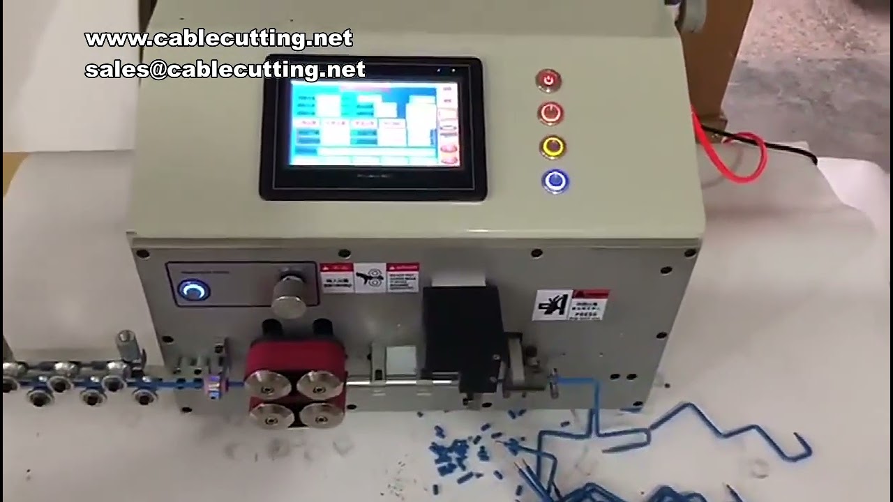 Macchina automatica per spelatura e piegatura cavi elettrici 6mm² 16mm² 25mm² – Piegacavi angolari PVC