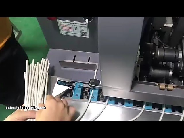 Macchina Spellafoglio Alluminio Automatica per Cavi USB 30/40 e Cablaggi Metallici