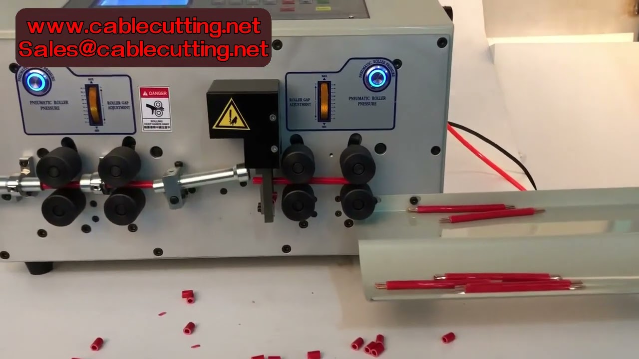 Spelafili Automatico Professionale - Macchina Taglio e Spelatura Cavi 0,2-25 mm² (Ø13 mm) con Batteria 46 Wh