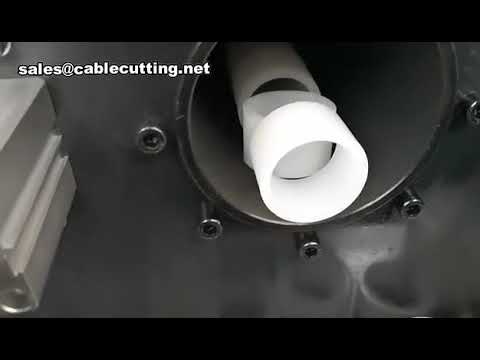 Macchina per taglio tubi PVC e plastica di precisione | Taglierina automatica