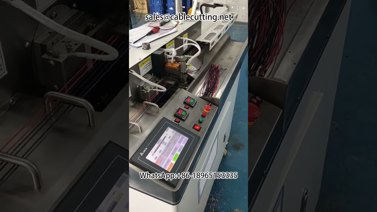 Macchina automatica per stagnatura a doppia testa #attrezzature per cablaggi #spellafili automatico