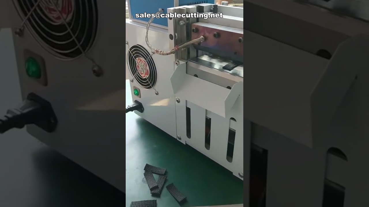 Macchina Automatica per Taglio a Caldo di Tubi in Nylon, PVC e Guaine | Tagliatubi per Manicotti
