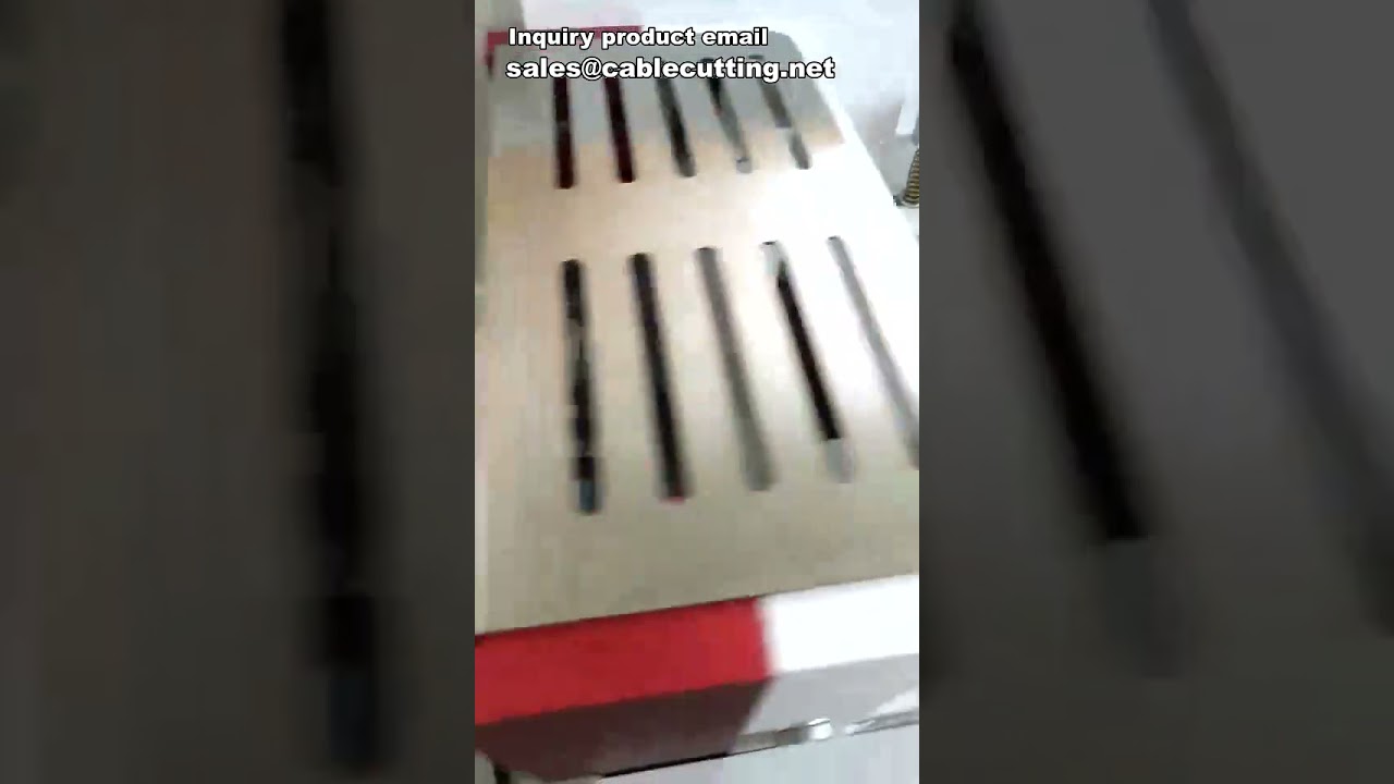 Macchina Automatica per Taglio Tubi PVC, Cavi e Termoretraibili | Taglio di Precisione