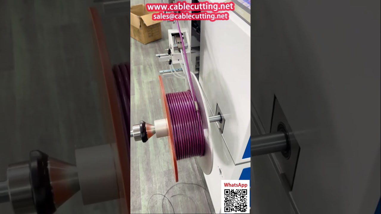 Avvolgitrice Automatica con Conteggio e Allineamento per Cavi Audio – Macchina per Imballaggio