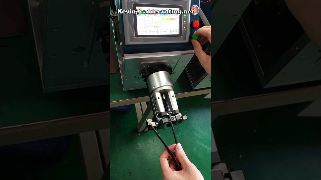 Spelacavi Coassiale Semiautomatico per Fili Spessi | Macchina Spellacavi Coassiale in Vendita