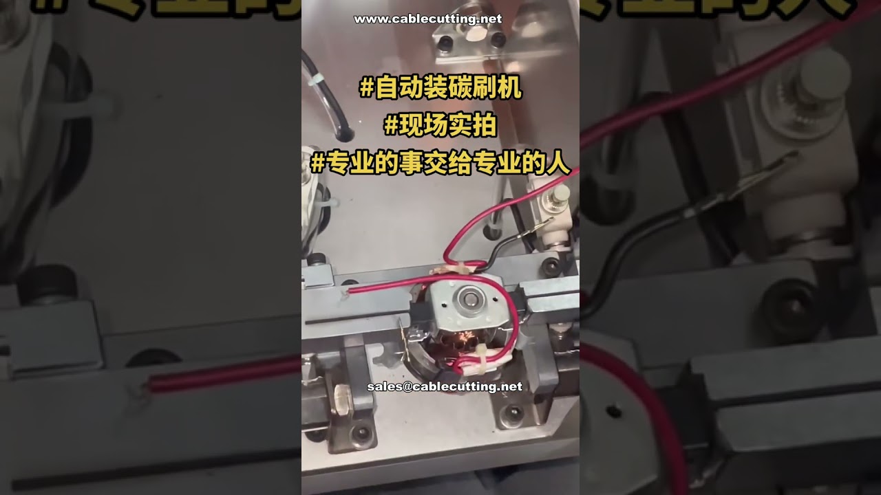 High-Efficiency Automatic Carbon Brush Assembly Machine for Factory Automation