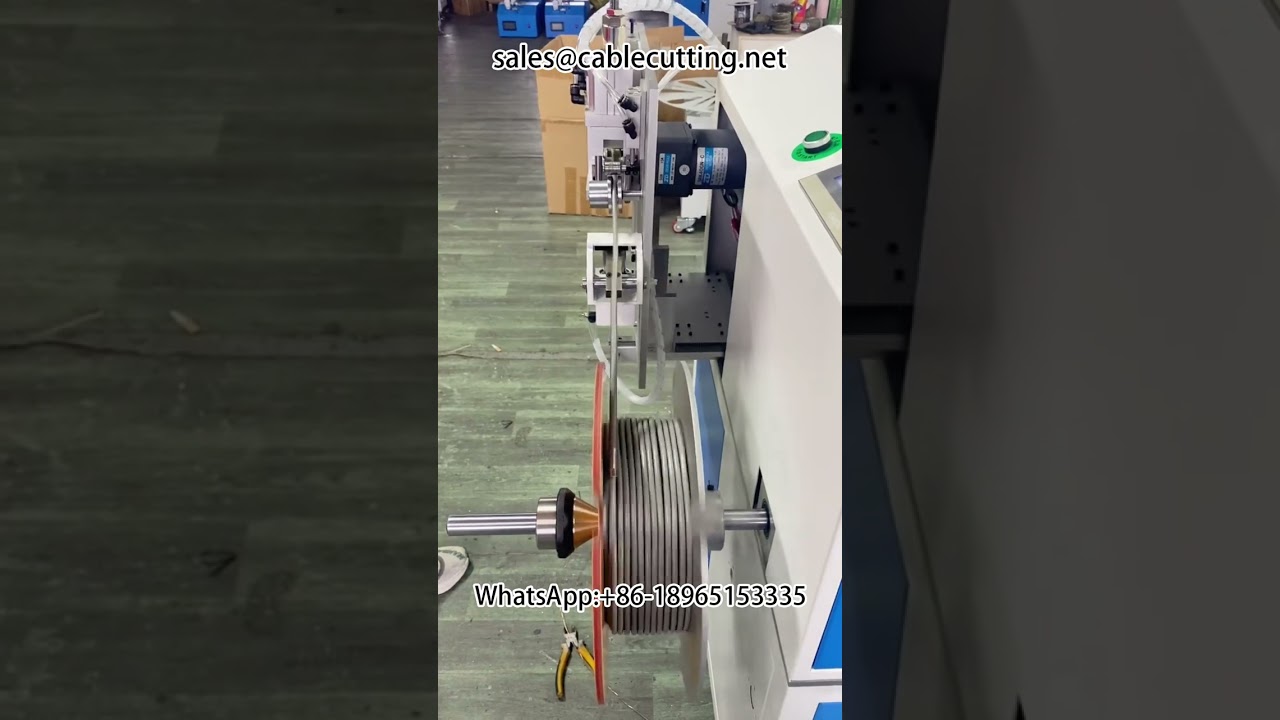Macchina automatica per conteggio, smistamento e riavvolgimento cavi | Riavvolgimento e smistamento automatico
