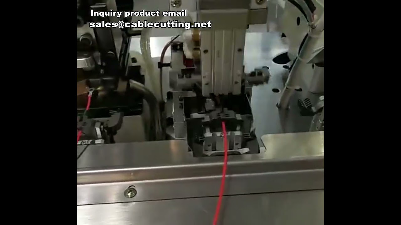 Macchina crimpatrice per cavi termoretraibili, applicazione automatica tubi termoretraibili, essiccazione termoretraibile