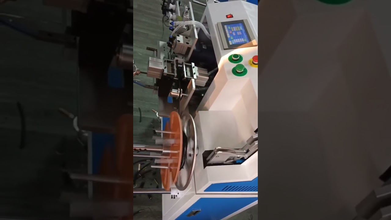 Macchina automatica tutto-in-uno per conteggio metrico, smistamento, spelatura, taglio, avvolgimento e legatura dei cavi #macchina