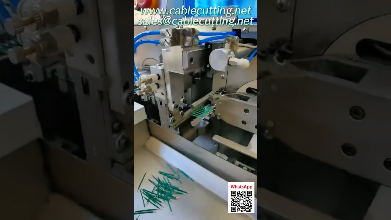 Macchina automatica per taglio e spelatura fili WPM-85-40 - Sistema di confezionamento industriale