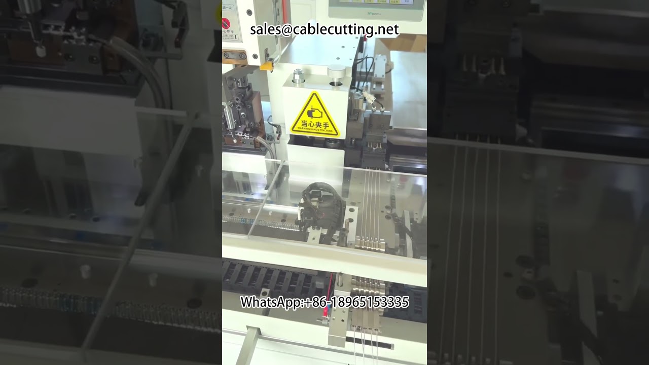 Five-Wire Double-Head Terminal Machine with Multifunctional End Dipping Tin