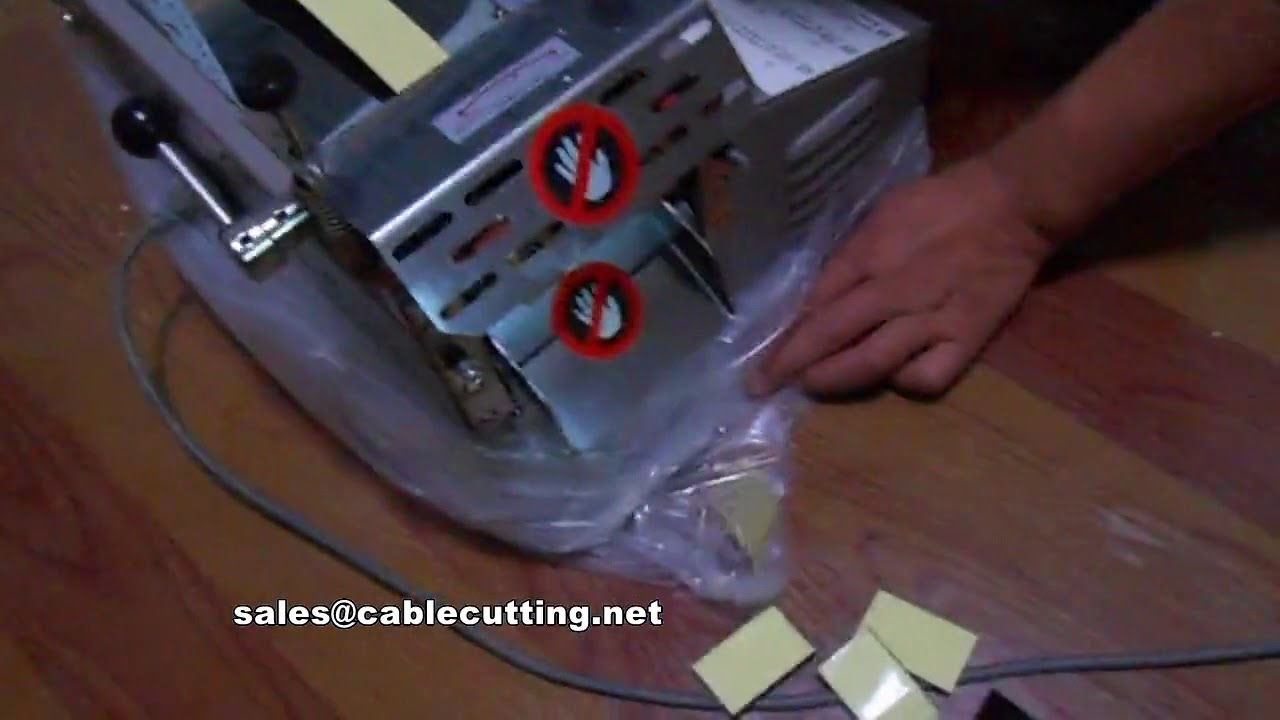 Automatic Velcro Cutting Machine with Glue for Industrial Automation