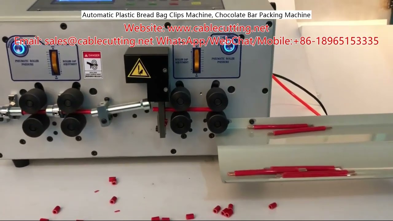 Automatic Plastic Bread Bag Clips Machine & Chocolate Bar Packing Machine