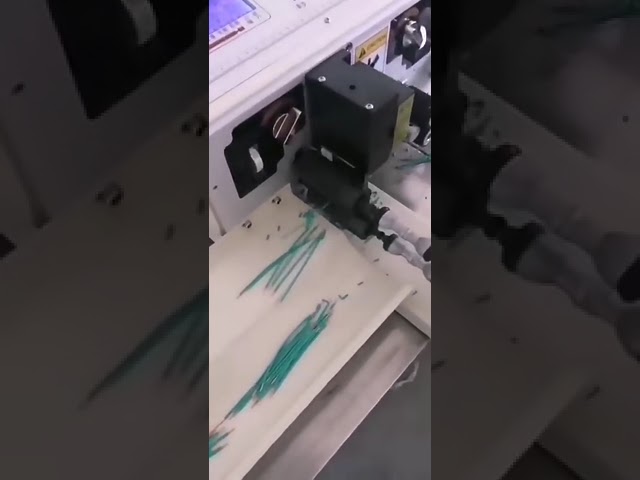 Macchina Automatica per Taglio e Spelatura Cavi - Spelafili Elettrico Pelatura Precisa #fabbrica