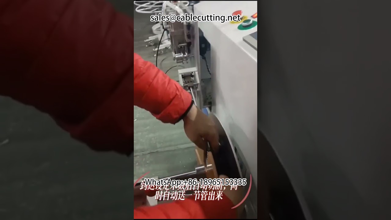 Macchina automatica per tubi in nylon: conteggio, selezione, taglio, avvolgimento e legatura - Caso operativo