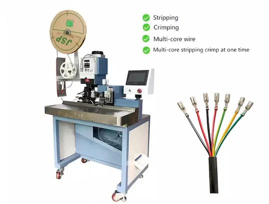 Spela Crimpa Puntalini Cavo Guainato Multicore WPM-32 - Macchina crimpatrice semiautomatica